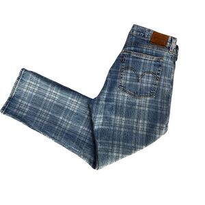 Levi's BIG E Button Fly Wedgie Straight Jeans 30 / 26